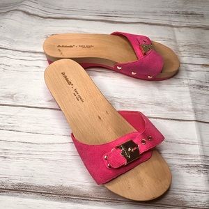 Dr. Scholl's X Kate Spade New York Suede Slide Sandal‎  size 7